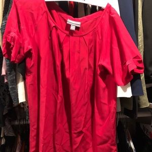 Rouched sleeve maternity shirt